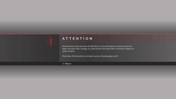 Destiny 2 : Des soucis de connexion sur PS4