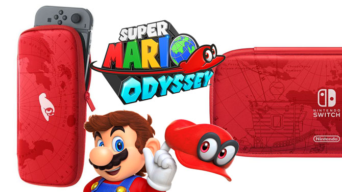 Nintendo Switch : Une housse Super Mario Odyssey annoncée en Europe, les images
