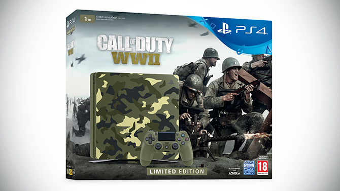 Call of Duty WWII : Des packs PS4 annoncés en Europe, infos et photos