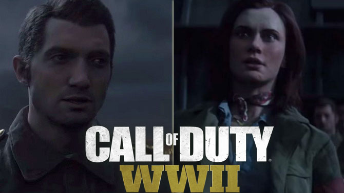 Call of Duty WWII présente deux alliés (dont une française) en vidéos, avec Ludivine Sagnier