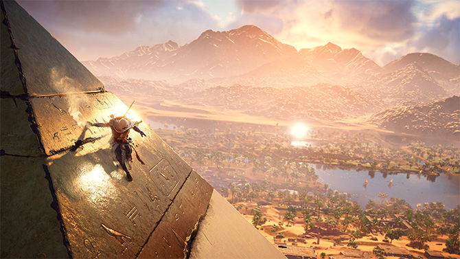 Assassin's Creed Origins dévoile sa taille pharaonique sur Xbox One
