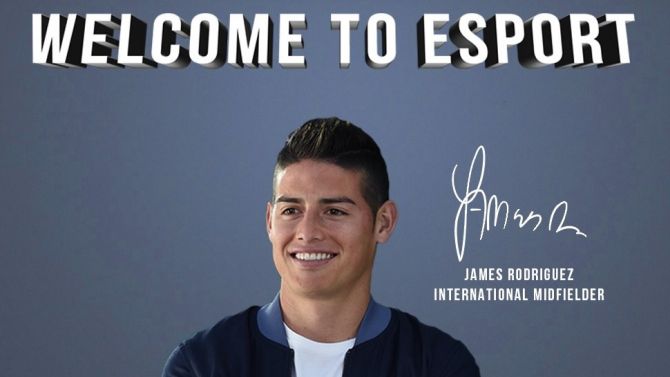 Ares eSport accueille une nouvelle star du foot, le Colombien James Rodriguez