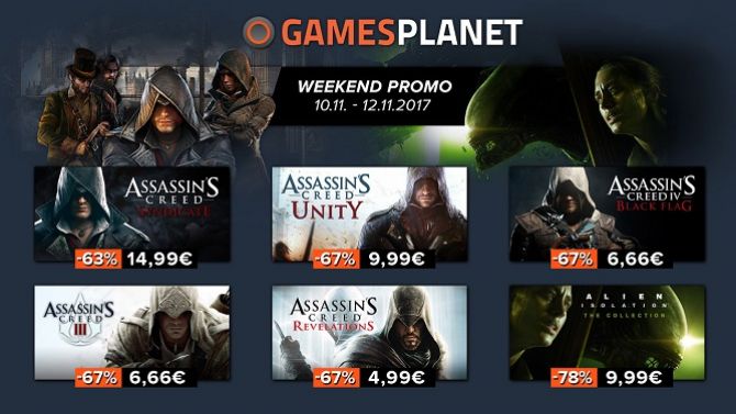 Gamesplanet : Quelques promos ce week-end, comme Football Manager 2018 ou Assassin's Creed