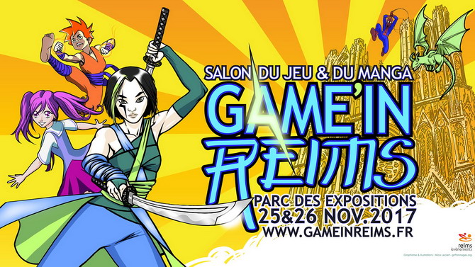 Game 'in Reims : Un salon "jeu et manga" à 40 minutes de Paris fin novembre