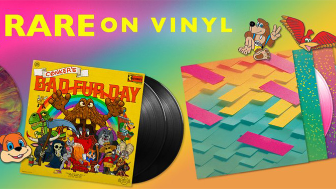 Rare va sortir les bande-sons de Conker, Viva Piñata et Battletoads en vinyle