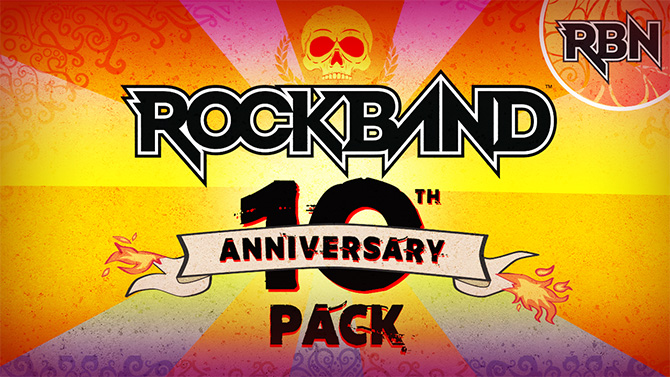 Rock Band : Un pack de chansons gratuit pour les 10 ans de la série