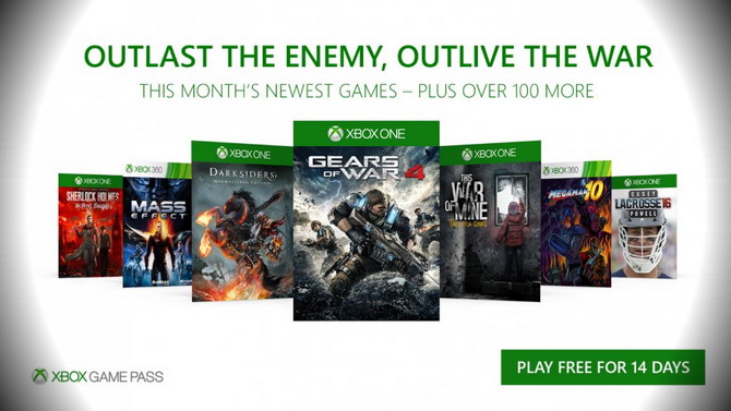 Xbox Game Pass : Les 7 jeux ajoutés en décembre révélés, avec Gears of War 4