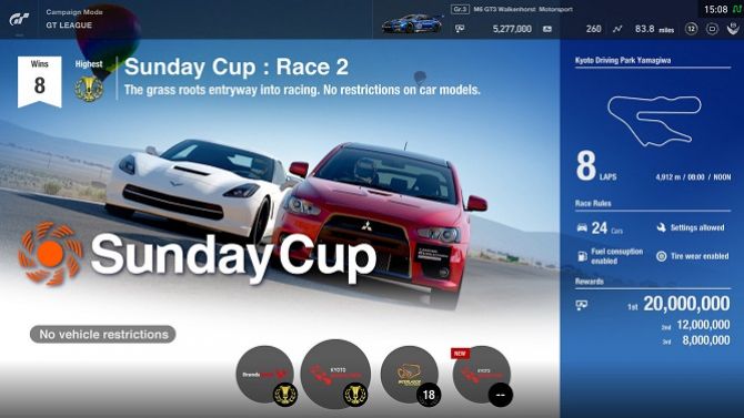 Gran Turismo Sport : GT League et mode Carrière arrivent en décembre