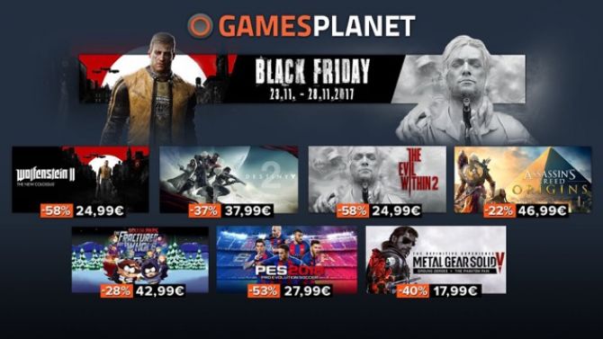 Black Friday : Gamesplanet propose plus de 300 jeux en promo, jusqu'à -90%