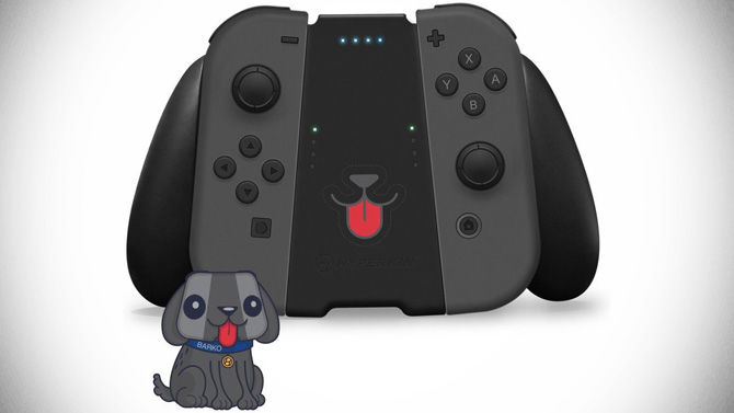 Nintendo Switch : Un nouveau grip qui transforme la manette en chien, les images