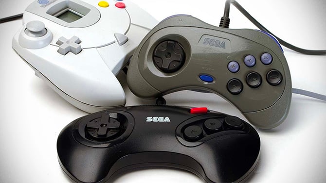 SEGA va commercialiser des manettes Mega Drive, Saturn et Dreamcast USB et Bluetooth
