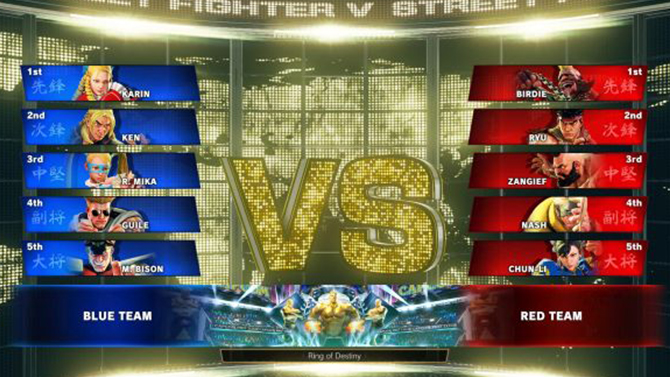 Street Fighter V Arcade Edition : Tous les détails du nouveau mode Team Versus