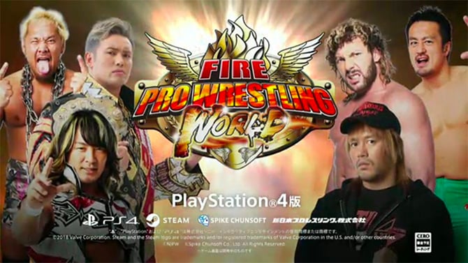 Fire Pro Wrestling World daté sur PS4, avec du New Japan Pro Wrestling dans le roster