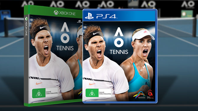 AO Tennis, le roster initial sur PS4 et Xbox One annoncé