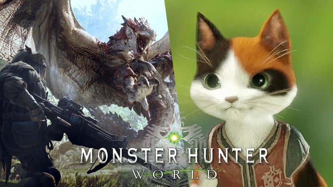 Monster Hunter World : Les chats du Japon fascinés par l'outil de création