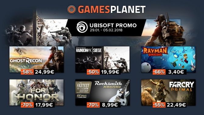 Gamesplanet : 40 offres made in Ubisoft à prix fracassés