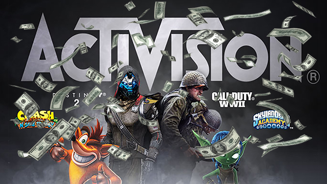 Activision : La moitié des revenus de 2017 sont... des microtransactions