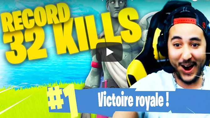L'image du jour : Gotaga bat son record de kills sur Fortnite, et c'est impressionnant