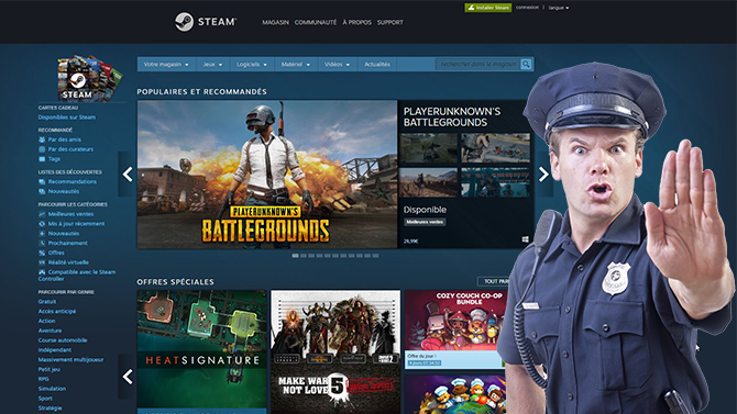 Steam : Valve vire les jeux d'un éditeur adepte des fausses reviews
