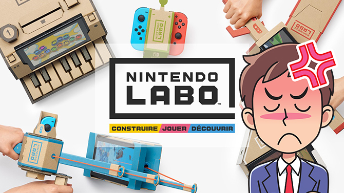 Nintendo Labo : Les premières boîtes arrivent en rayon... et prennent beaucoup de place !