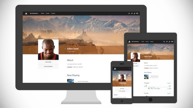 Sony lance My PlayStation, une version du PSN pour navigateur web