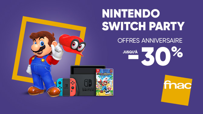 La Nintendo Switch fête son anniversaire à la Fnac