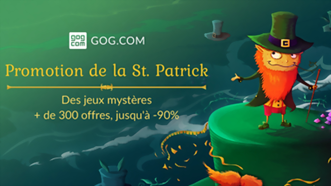 GOG lance les soldes de la Saint Patrick, l'ivresse pour votre portefeuille