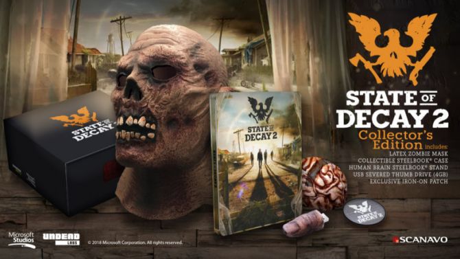 State of Decay 2 montre son Collector avec masque de zombie... mais sans jeu