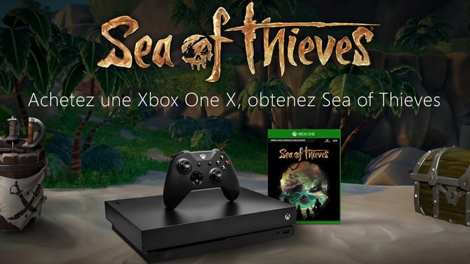 Sea of Thieves offert pour l'achat d'une Xbox One X pour une durée limitée