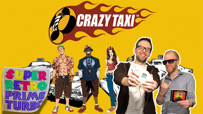 Super Retro Prime Turbo : Romain et Thomas passent leur permis dans Crazy Taxi