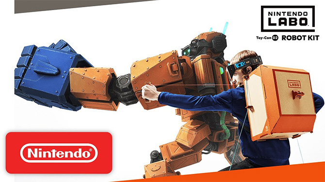 Nintendo Labo : La vidéo qui explique comment enfiler le costume de robot