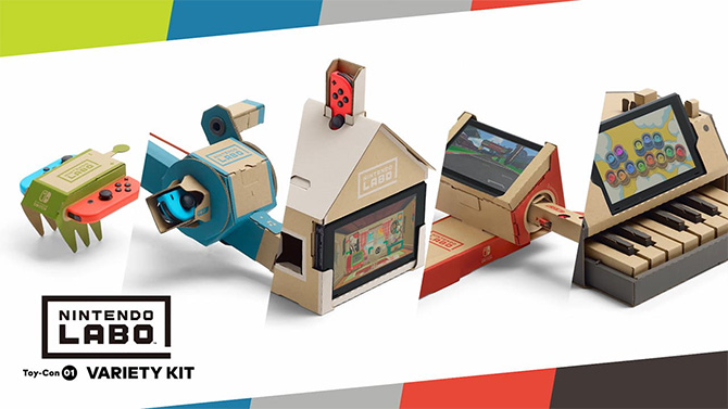 Nintendo Labo : Les capteurs des Joy-Con sont à l'origine du concept