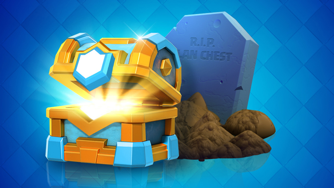 Clash Royale : Les coffres de clans supprimés
