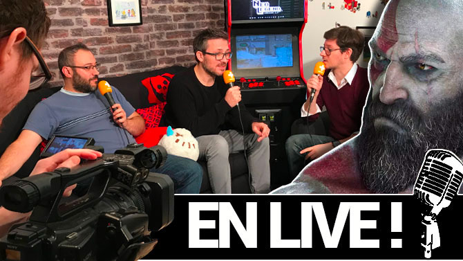 Suivez l'enregistrement du Podcast 455 (Saga God of War) MAINTENANT !