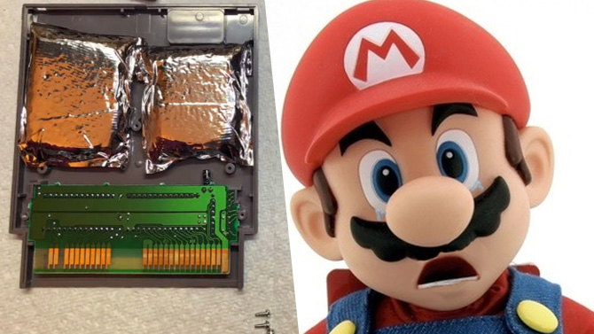 Un joueur découvre de la drogue dans des cartouches NES