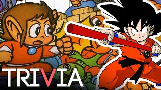 TRIVIA : Alex Kidd était à l'origine un jeu Dragon Ball