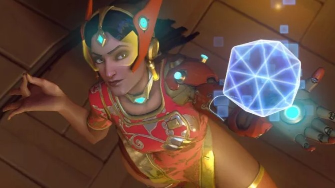 Overwatch : Le rework de Symmetra incluerait l'inversion de son téléporteur et de sa barrière