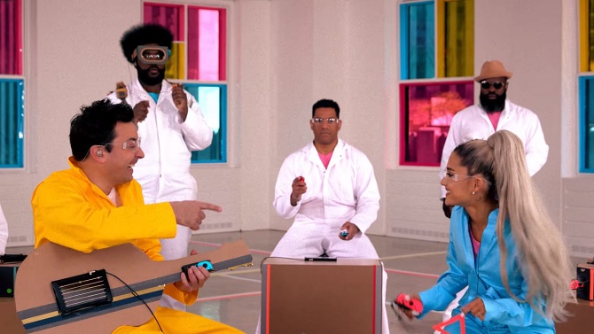 Ariana Grande et Jimmy Fallon, les VRP de luxe de Nintendo Labo
