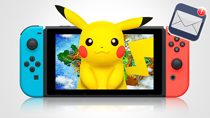 Pokémon Switch : Nintendo lance une mailing liste sur son site Internet