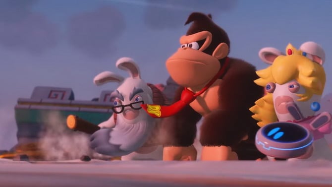 E3 2018 : Mario + The Lapins Crétins Donkey Kong Adventure prend date en vidéo