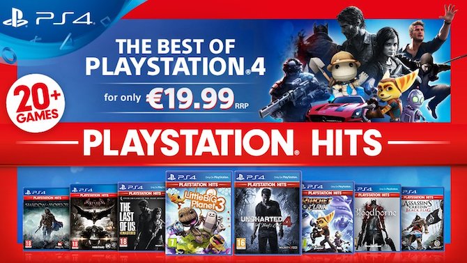 Sony lance les "PlayStation Hits", les meilleurs jeux PS4 à prix cassé