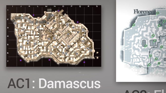L'image du jour : Comparaison des maps d'Assassin's Creed 1 à Odyssey