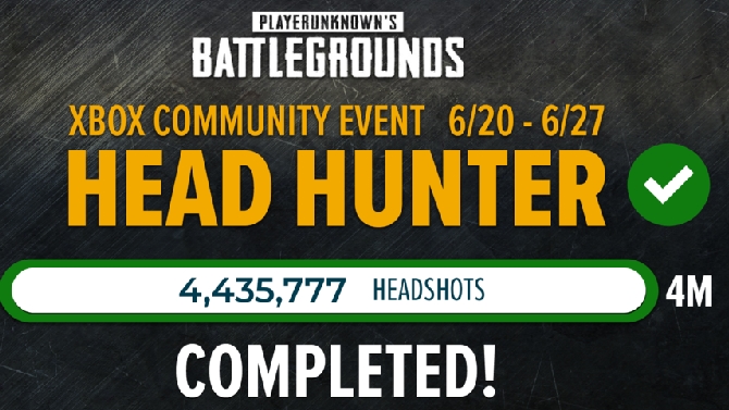 PUBG : La communauté Xbox réussit son défi de headshots, des cosmétiques en récompense