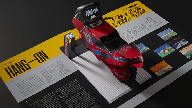 Un livre en relief consacré aux bornes d'arcade SEGA cultes annoncé sur Kickstarter