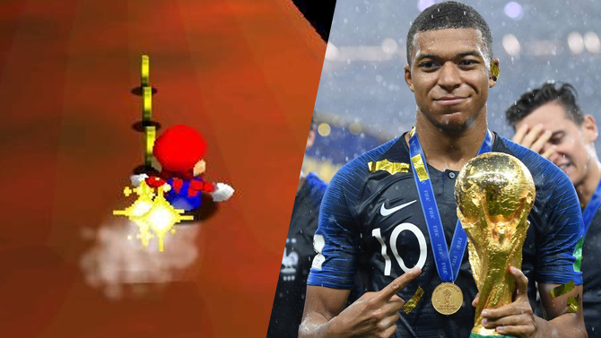 Coupe du Monde 2018 : La Fox mélange Super Mario 64, la France et Mbappé, le montage génial
