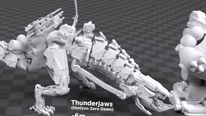 L'image du jour : Comparatif des tailles des robots dans le Jeu vidéo