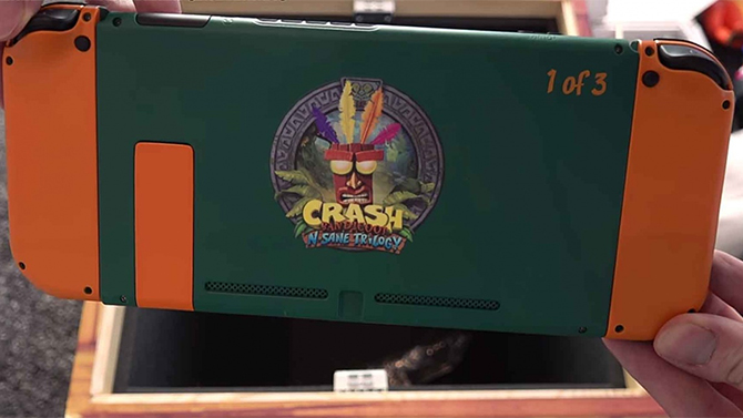 Une Nintendo Switch Crash Bandicoot ultra limitée créée par Activision, l'unboxing brutal
