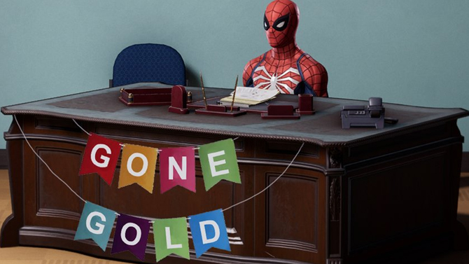 Spider-Man PS4 est gold, Insomniac fête la nouvelle avec un meme