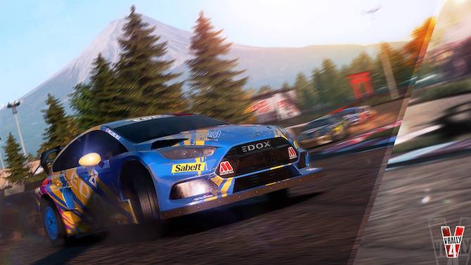 V-Rally 4 présente deux environnements avec des vidéos de gameplay