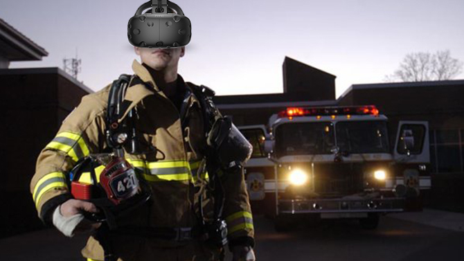 Réalité Virtuelle : Des pompiers américains se forment et s'entraînent avec le HTC Vive